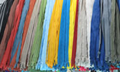 Zippers in Many Colors